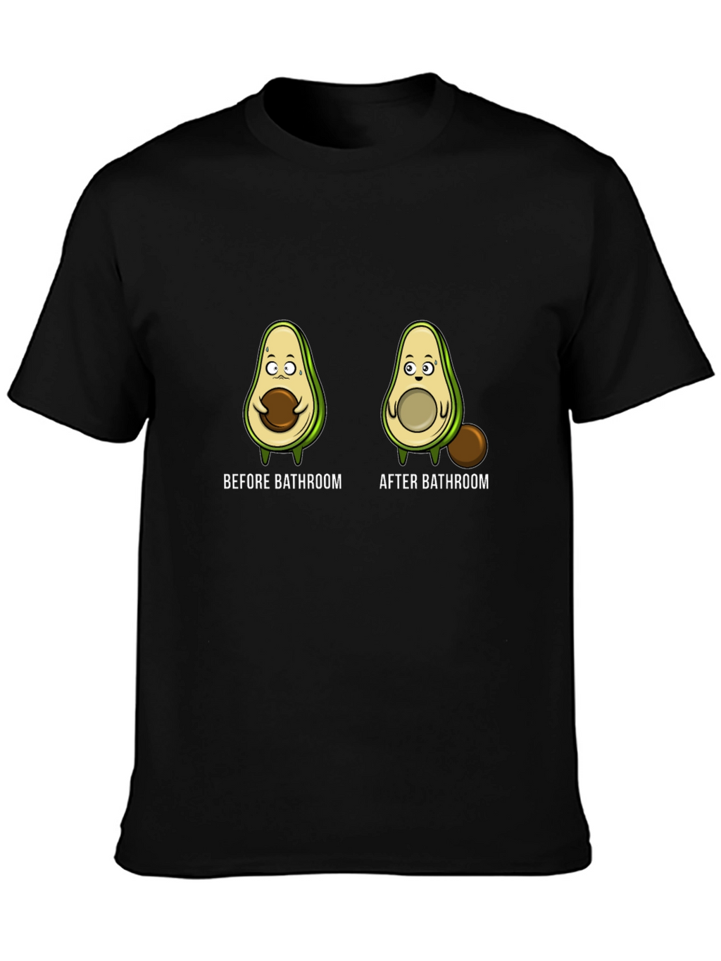 Avocado Bathroom Humor Graphic Tee