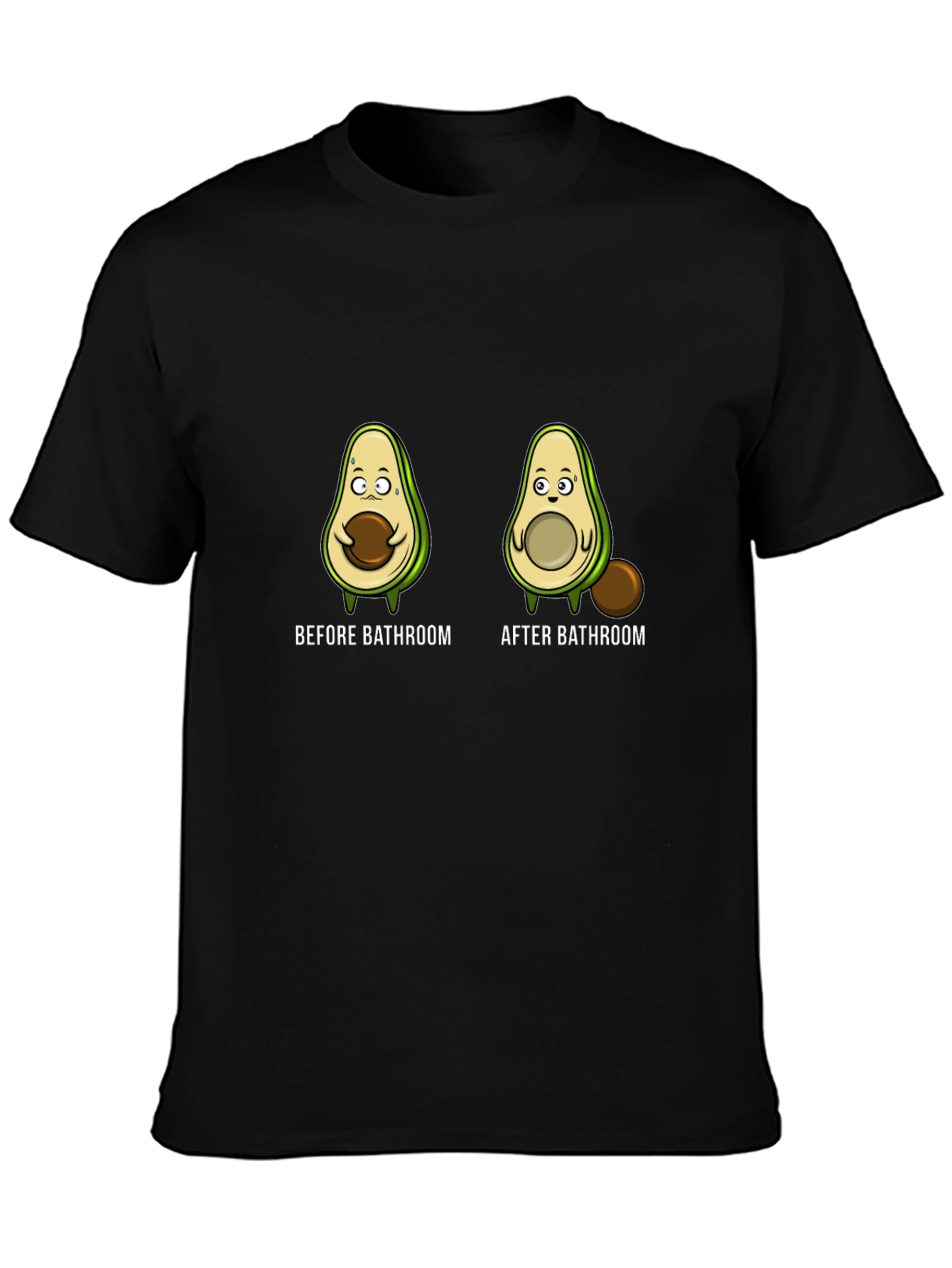 Avocado Bathroom Humor Graphic Tee
