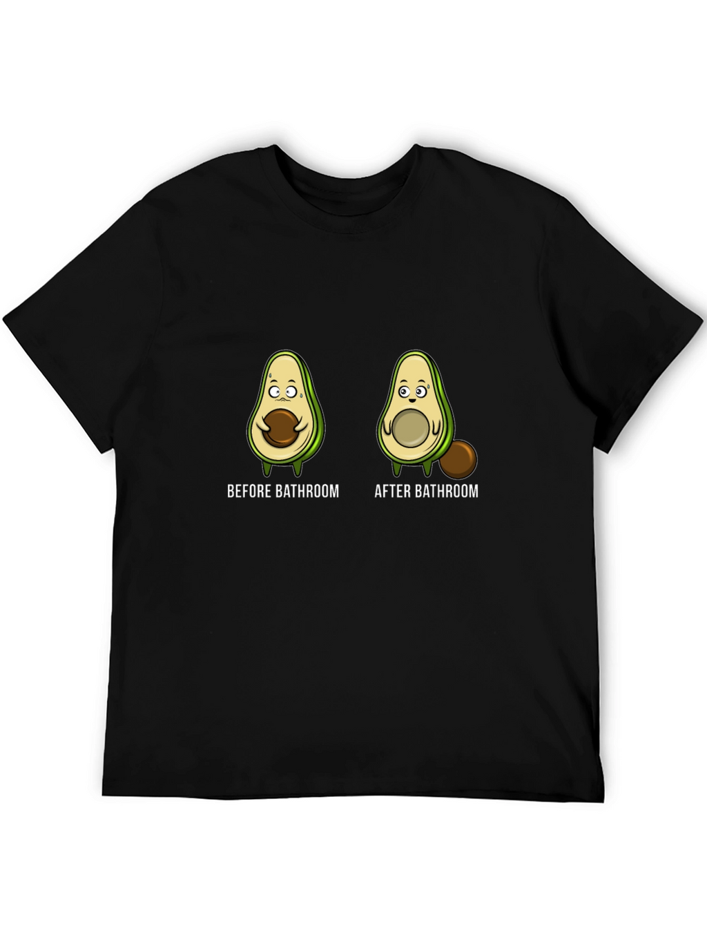 Avocado Bathroom Humor Graphic Tee