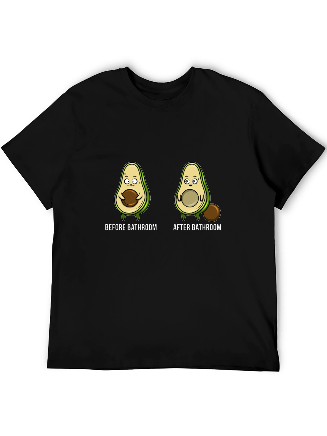 Avocado Bathroom Humor Graphic Tee