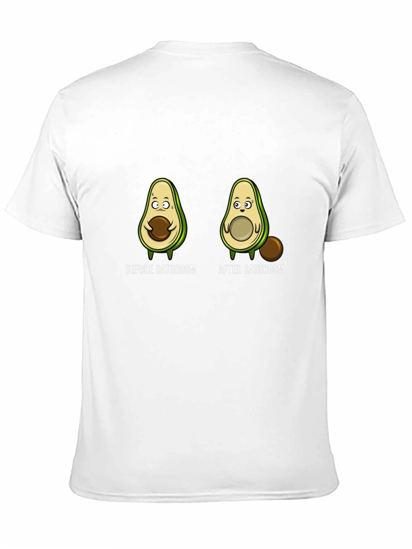Avocado Bathroom Humor Graphic Tee