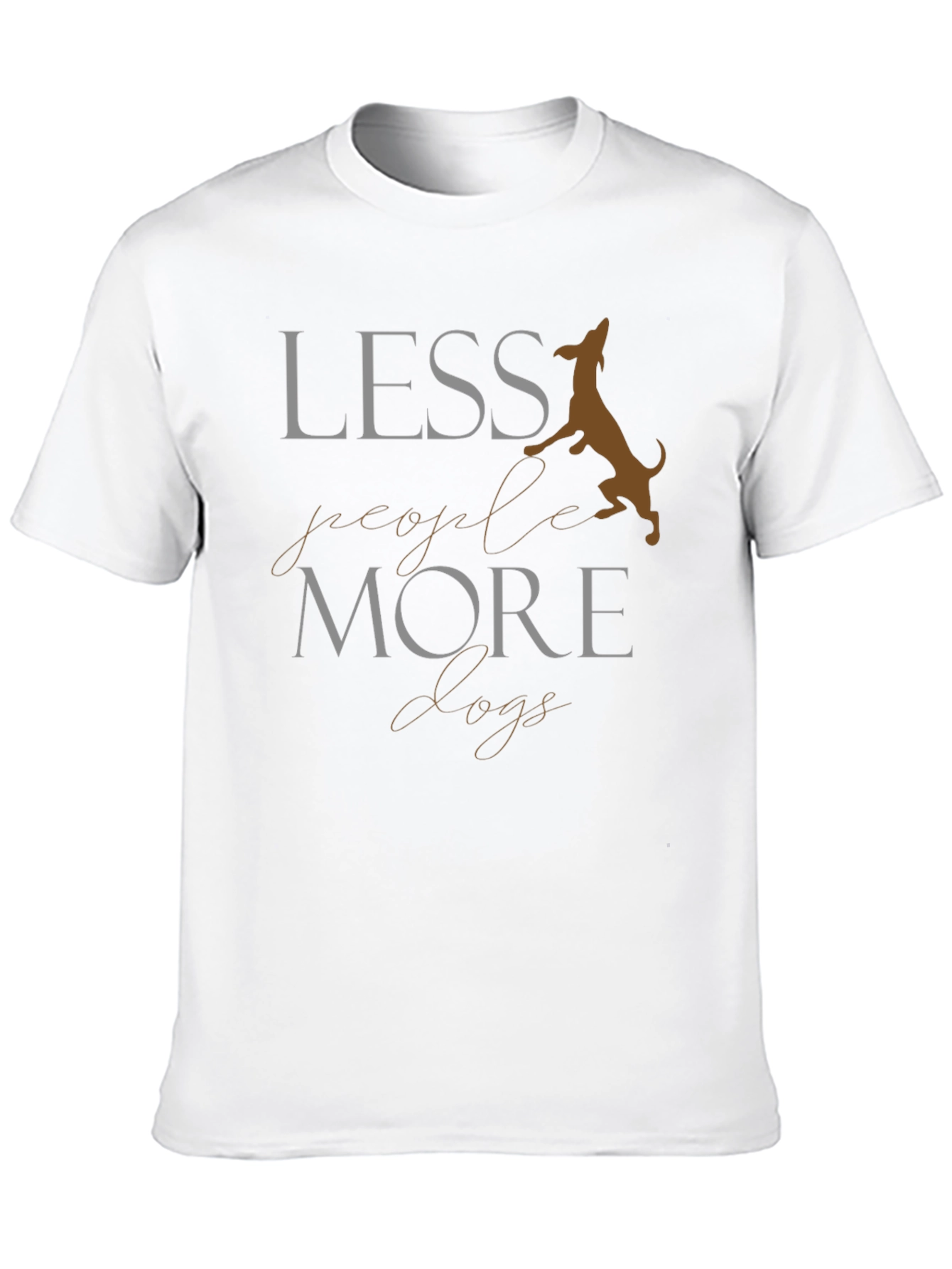 Less People More Dogs Graphic Tee