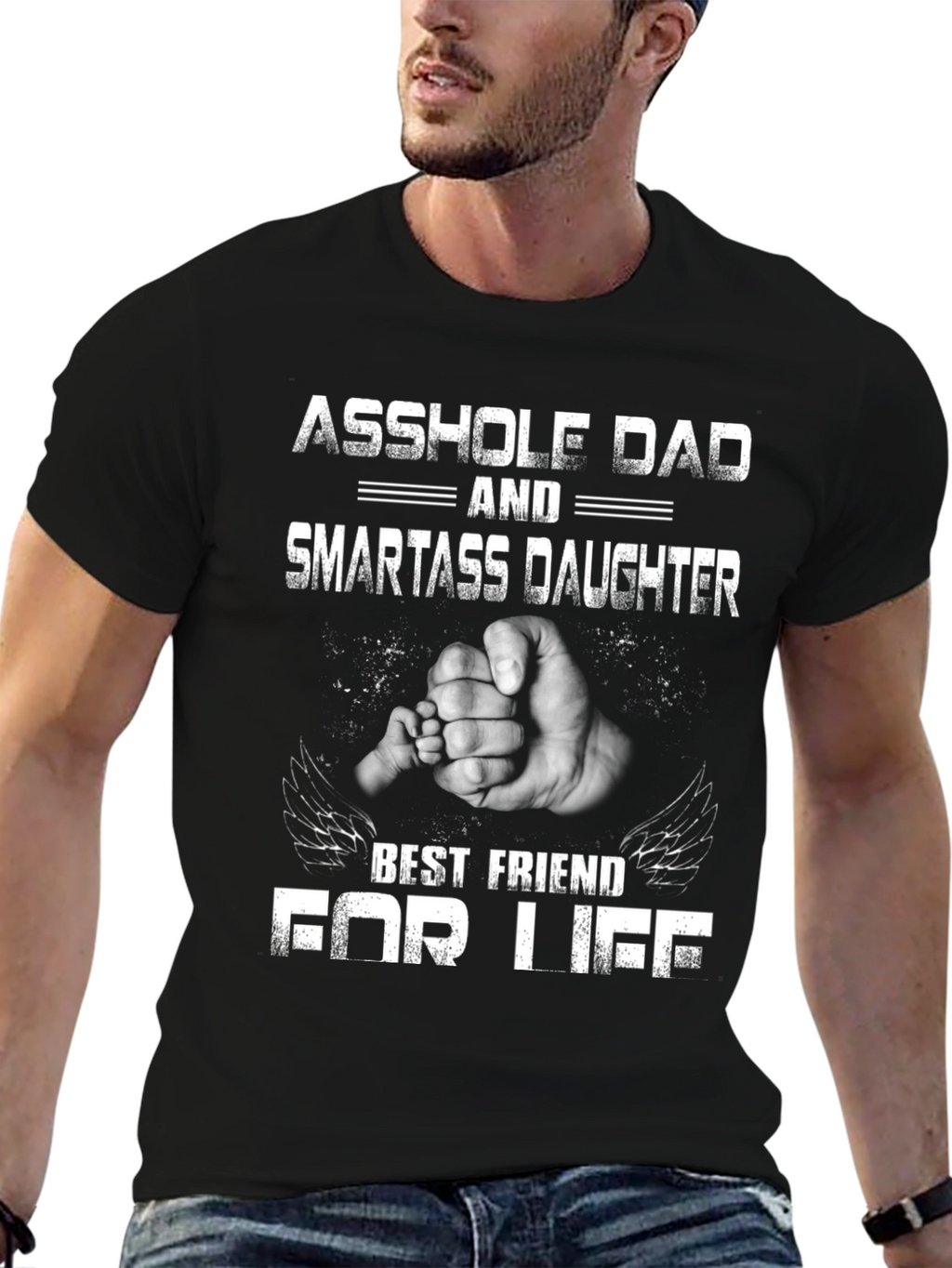 Asshole Dad & Smartass Daughter T-Shirt