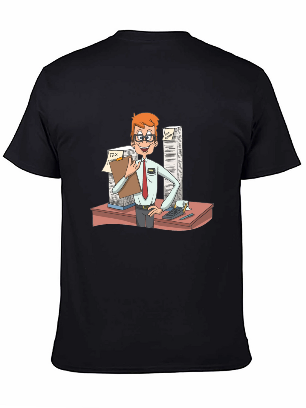 Tax Accountant Cartoon T-Shirt