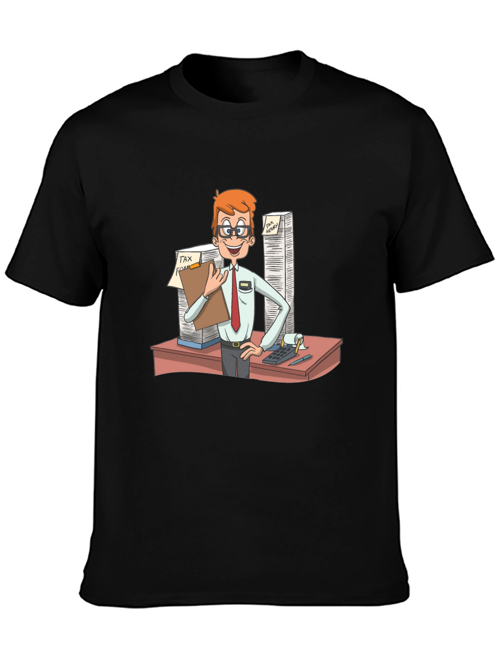 Tax Accountant Cartoon T-Shirt