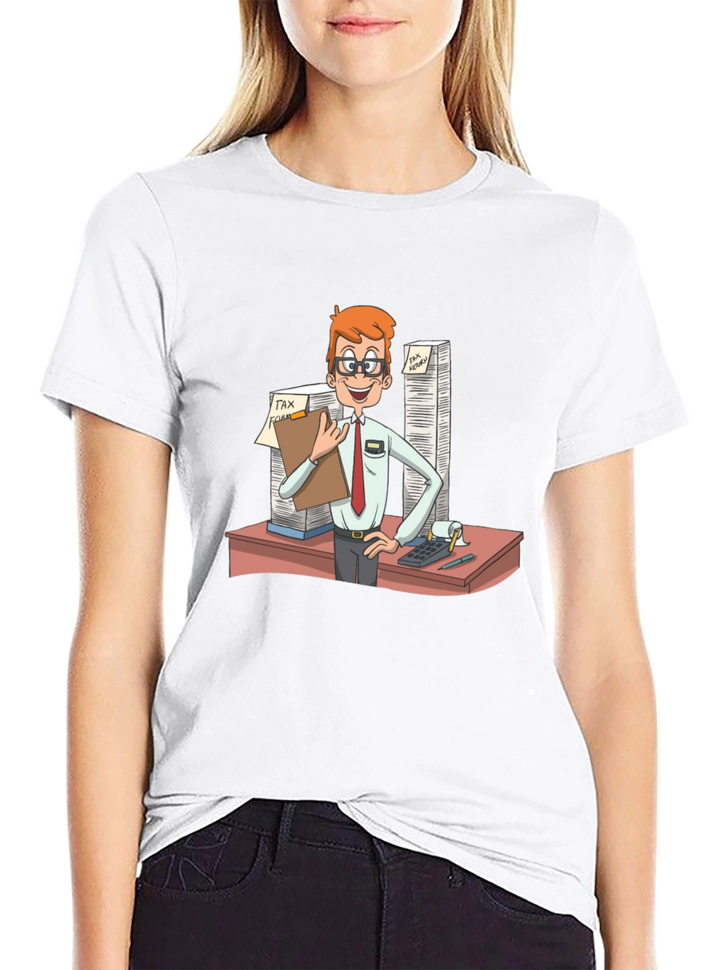 Tax Accountant Cartoon T-Shirt