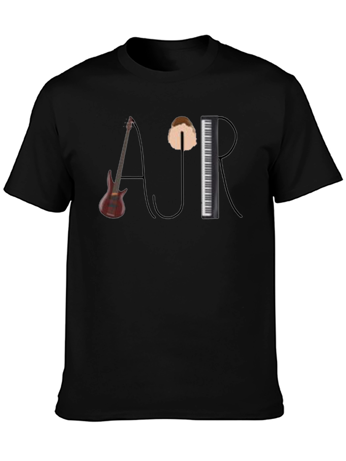 AJR Band T-Shirt - Graphic Tee - Musical Instrument Design