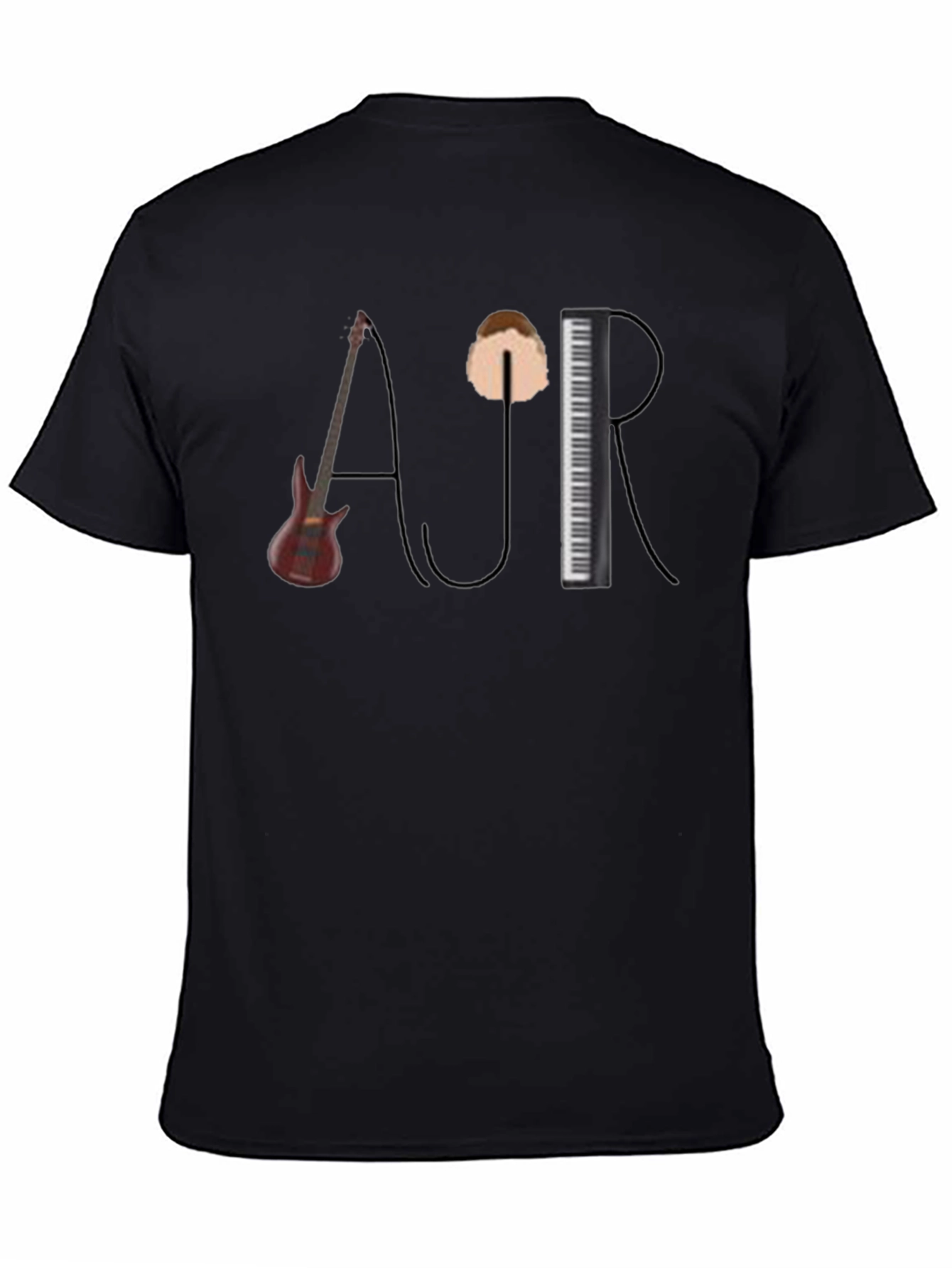 AJR Band T-Shirt - Graphic Tee - Musical Instrument Design