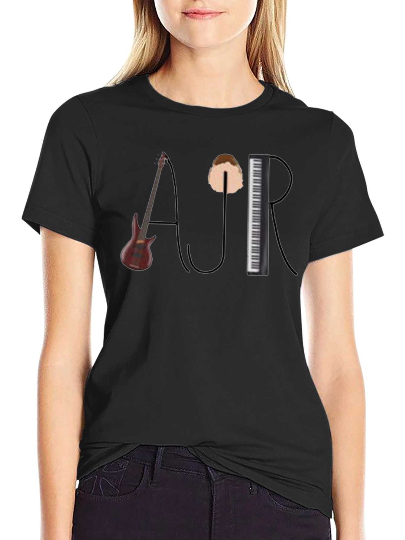AJR Band T-Shirt - Graphic Tee - Musical Instrument Design