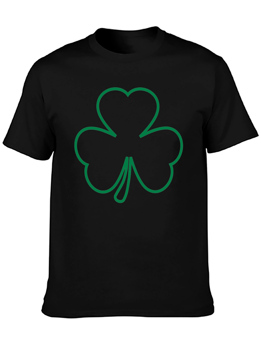 Shamrock Outline T-Shirt - Irish Pride