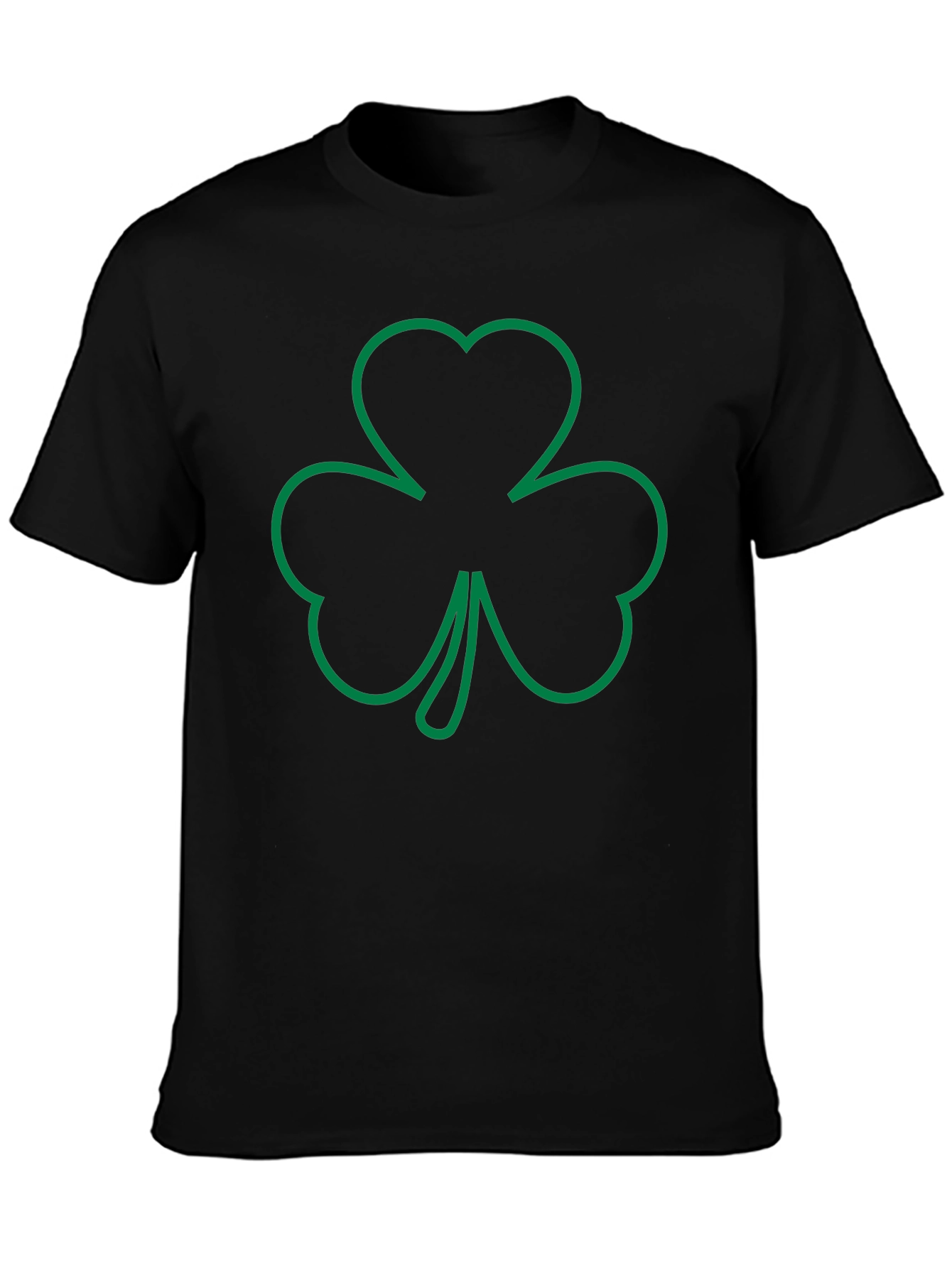 Shamrock Outline T-Shirt - Irish Pride