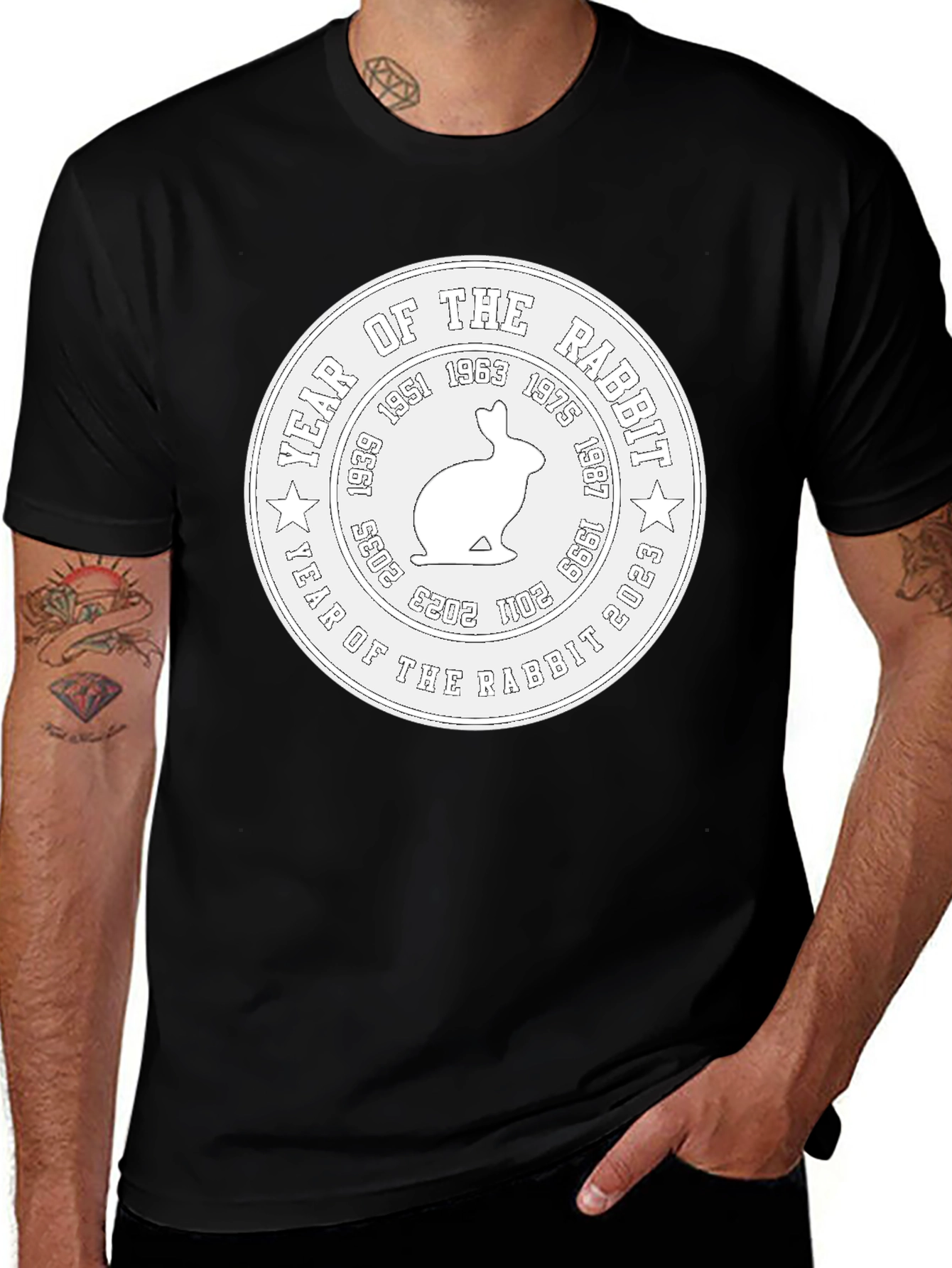 Year of the Rabbit Graphic Tee - Lunar New Year