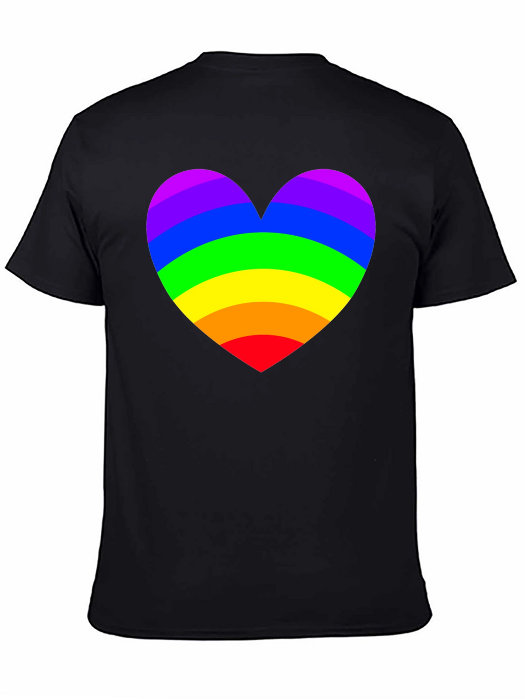 Rainbow Heart Pride T-Shirt - Soft Cotton Blend