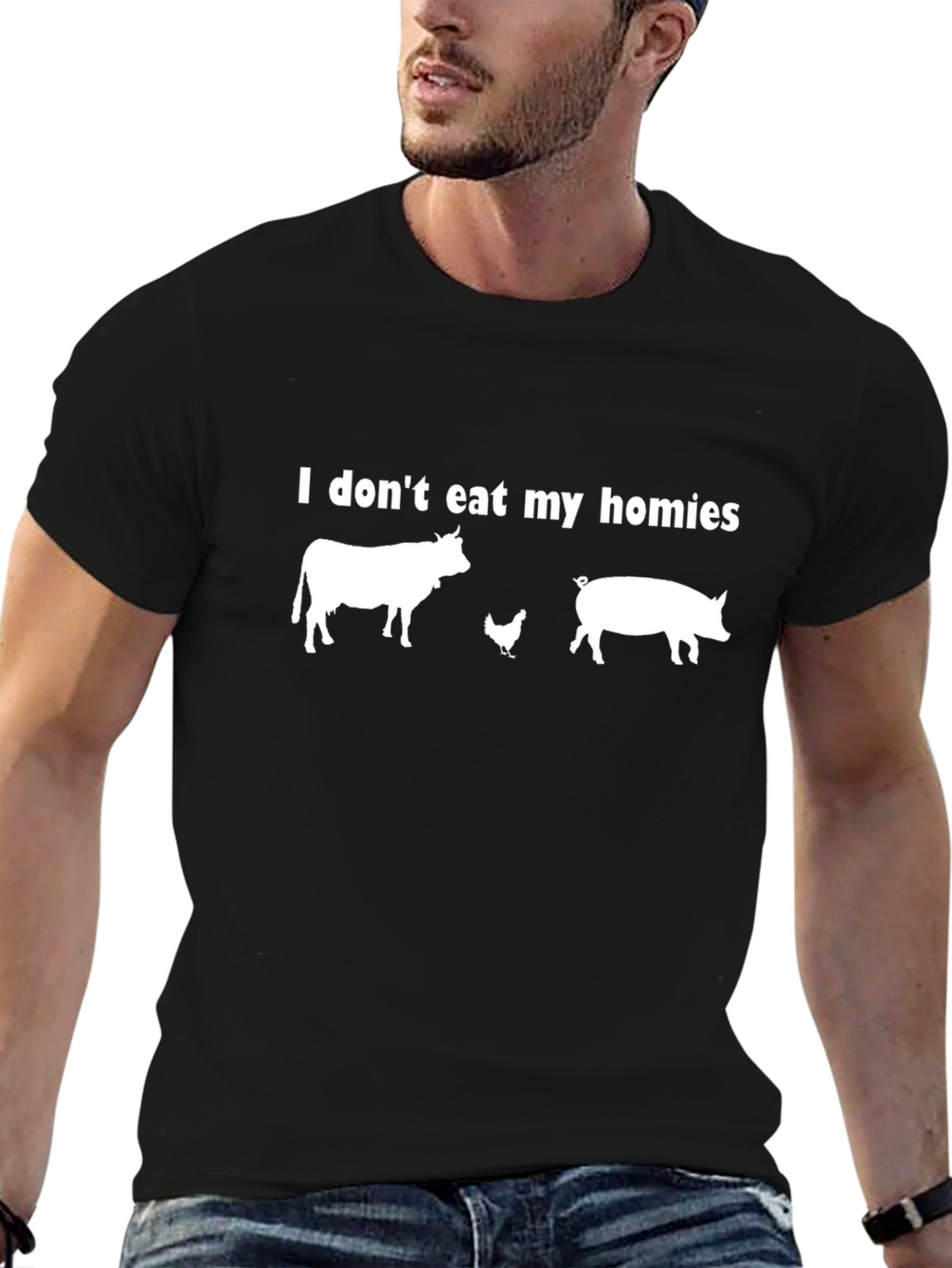 Vegan T-Shirt: I Dont Eat My Homies
