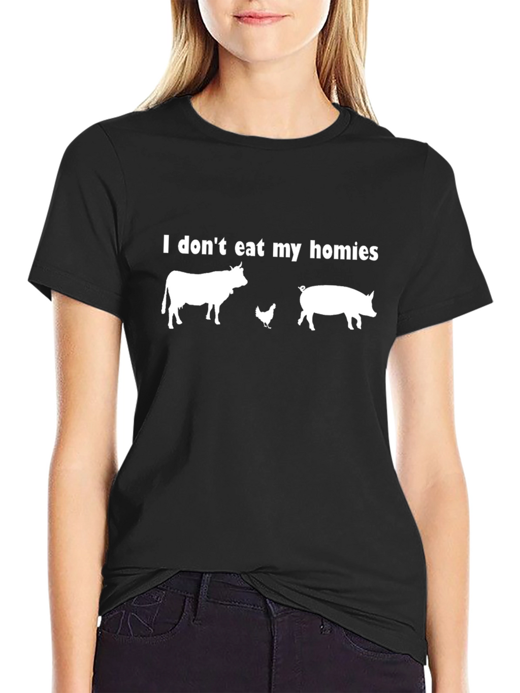 Vegan T-Shirt: I Dont Eat My Homies