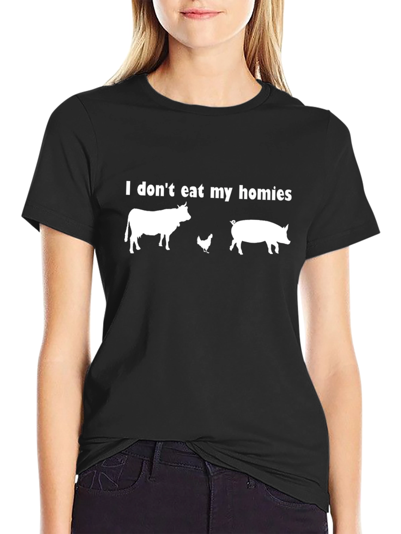 Vegan T-Shirt: I Dont Eat My Homies