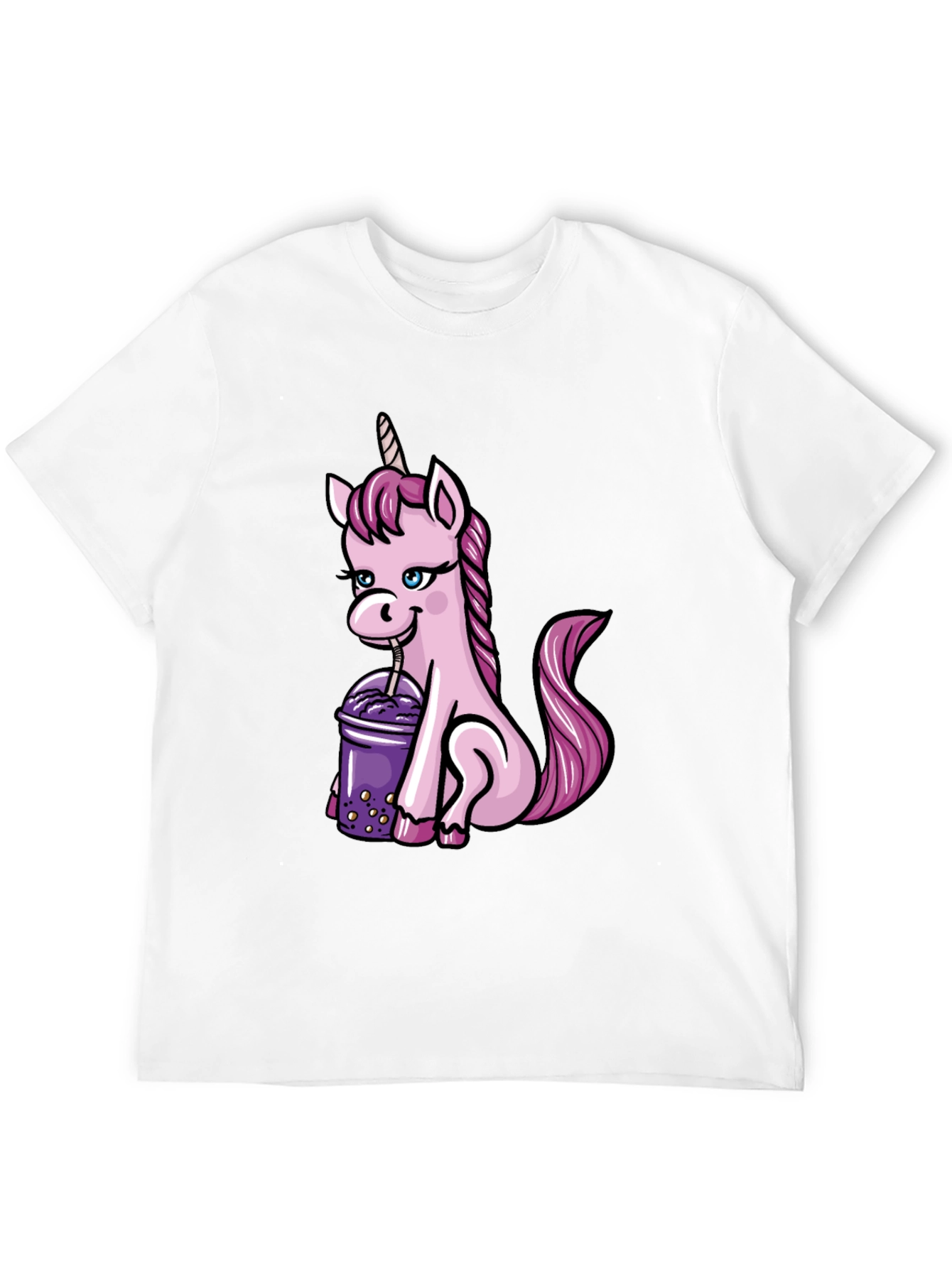 Unicorn Boba Tea Graphic Tee