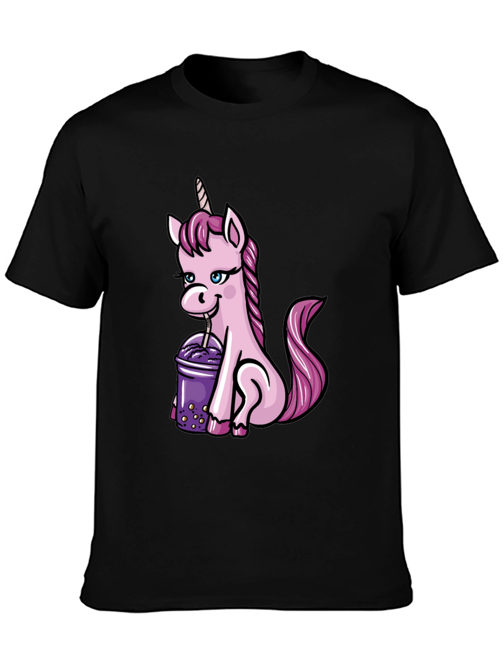 Unicorn Boba Tea Graphic Tee