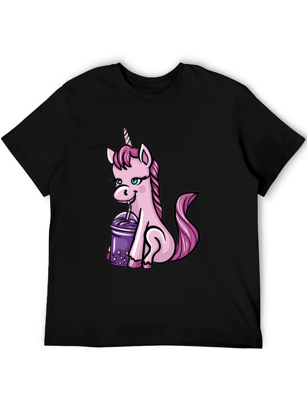 Unicorn Boba Tea Graphic Tee