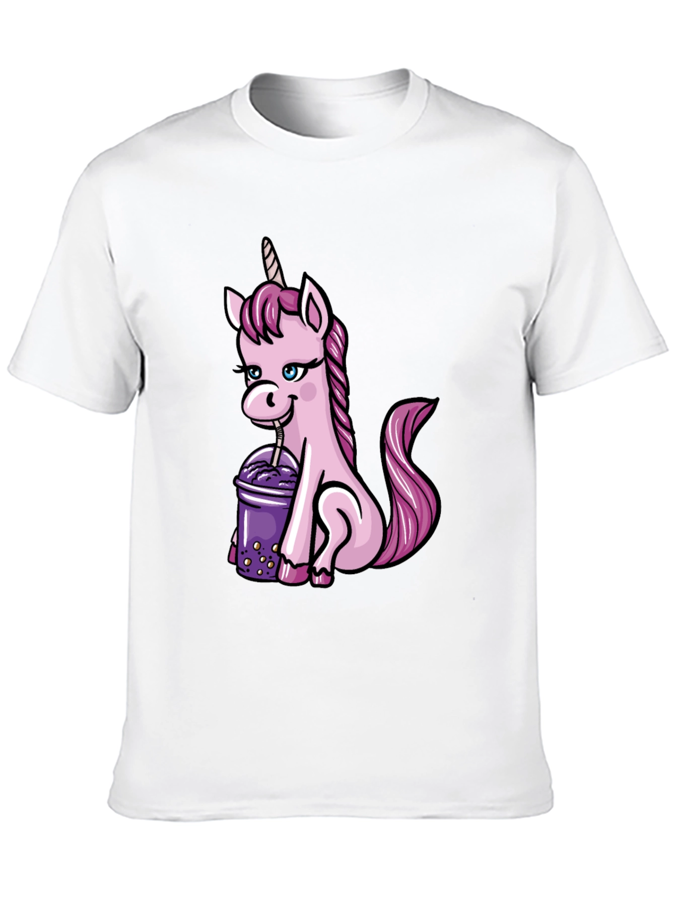 Unicorn Boba Tea Graphic Tee