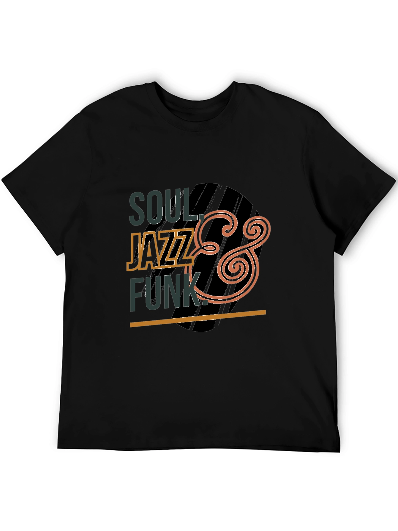 Soul Jazz Funk Graphic Black Tee