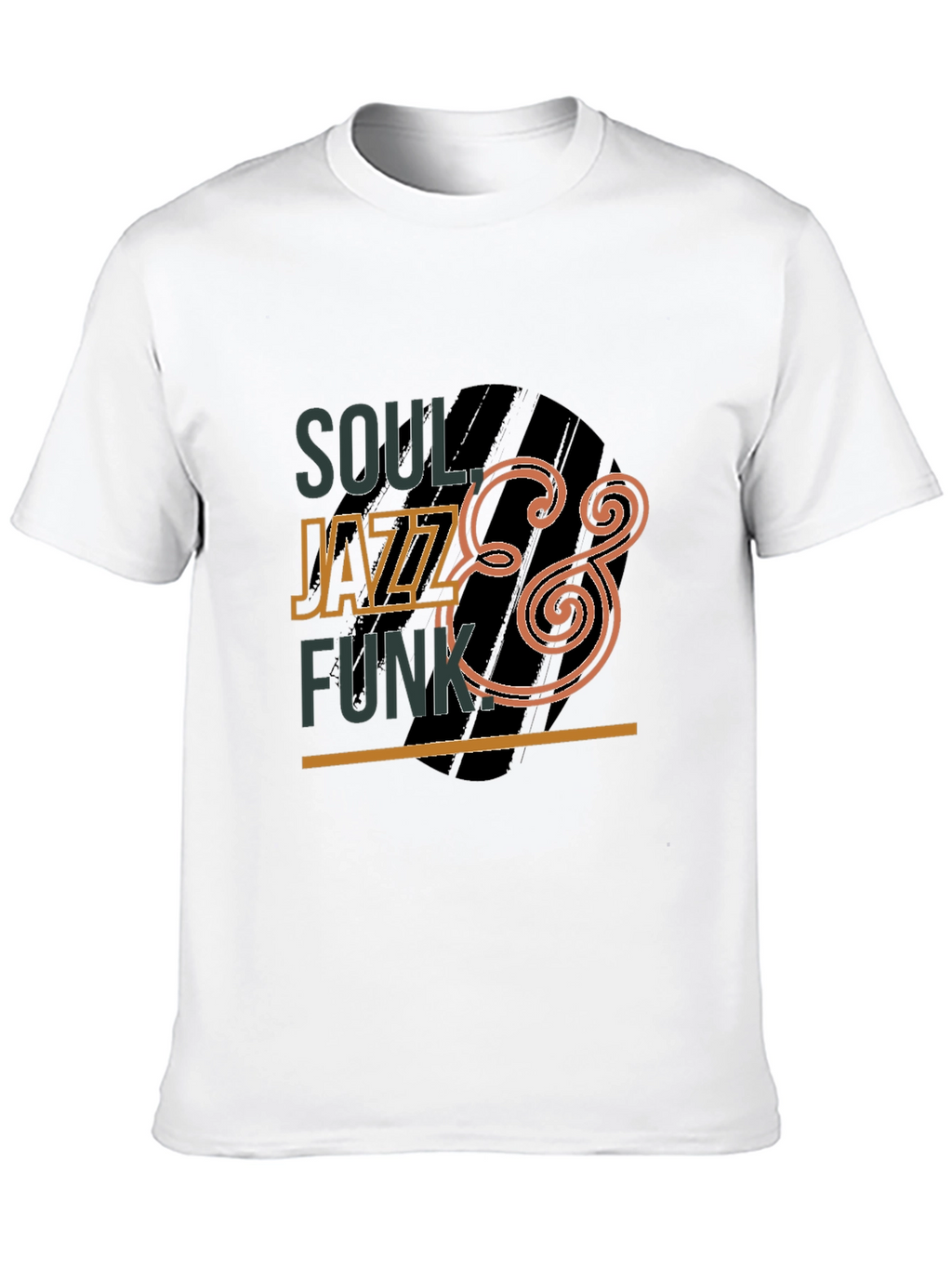 Soul Jazz Funk Graphic Black Tee