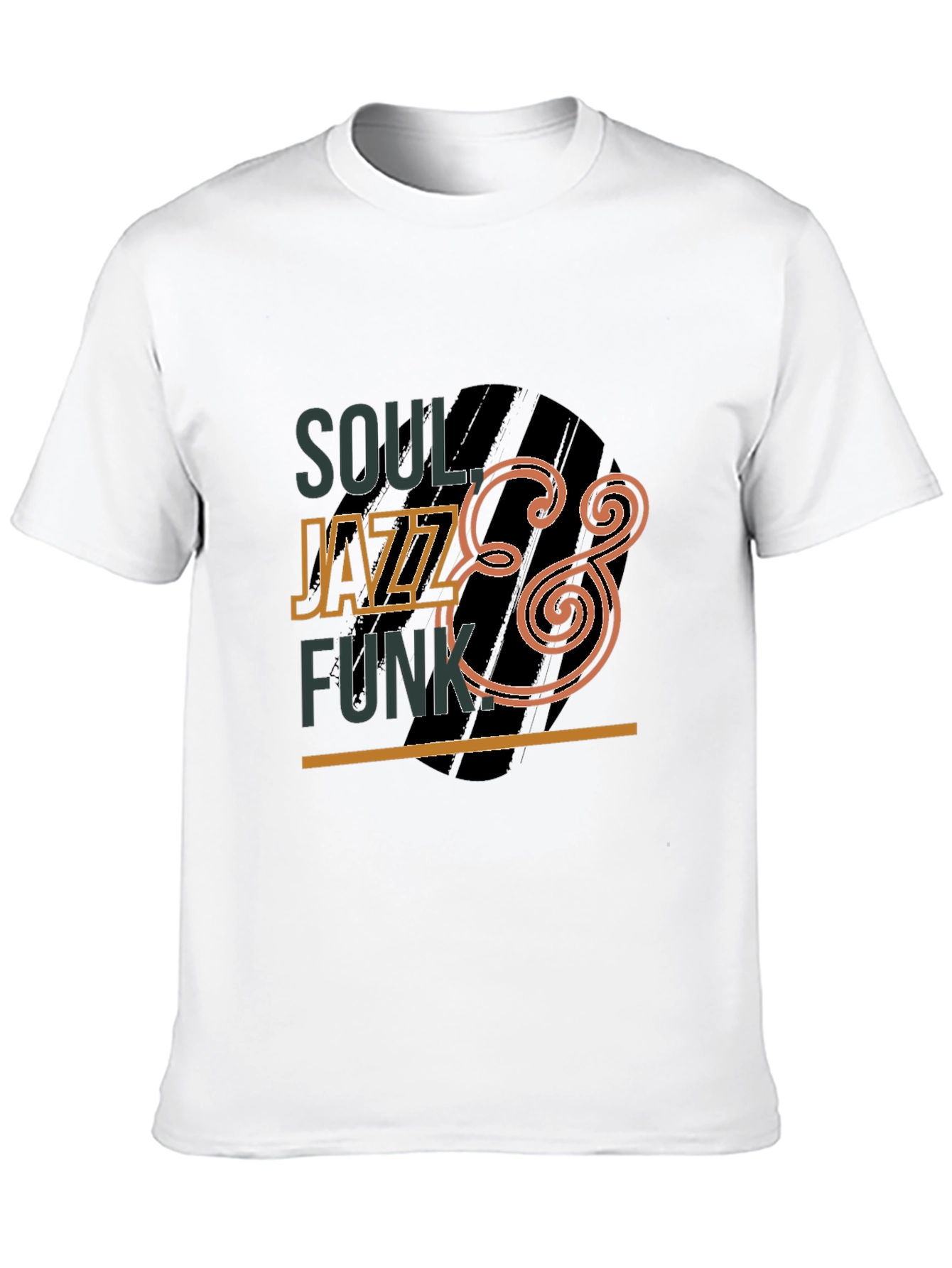 Soul Jazz Funk Graphic Black Tee