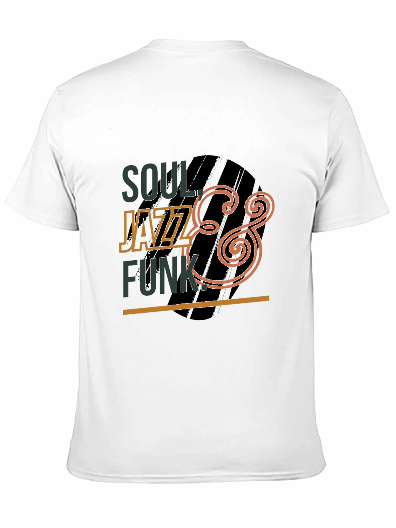 Soul Jazz Funk Graphic Black Tee