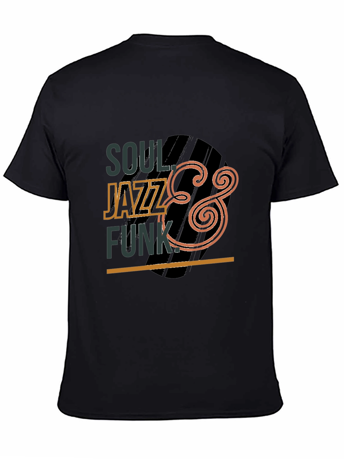 Soul Jazz Funk Graphic Black Tee