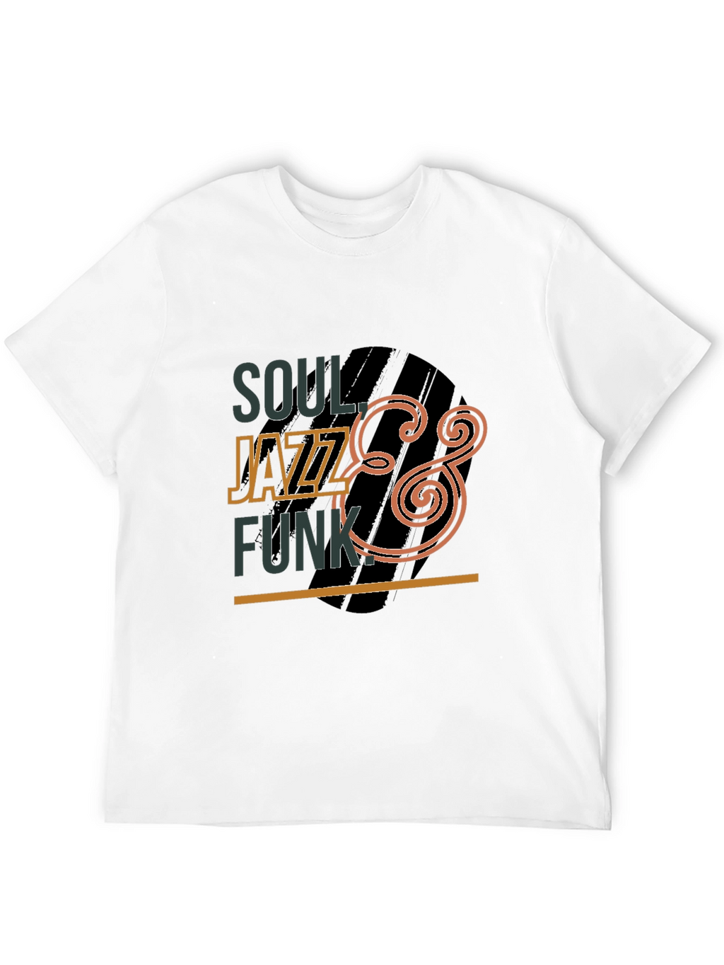 Soul Jazz Funk Graphic Black Tee