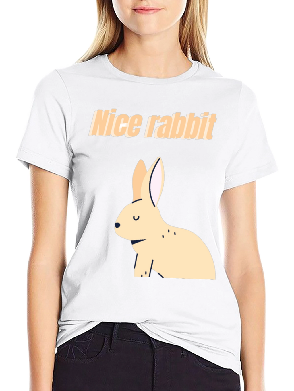 Nice Rabbit Black T-Shirt