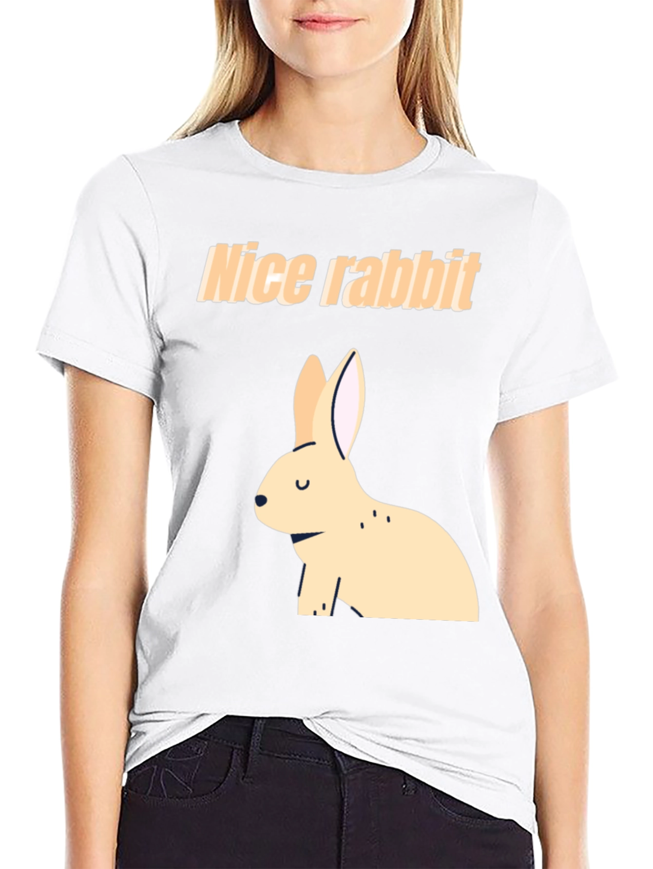 Nice Rabbit Black T-Shirt