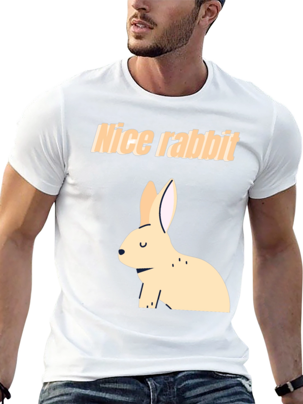 Nice Rabbit Black T-Shirt