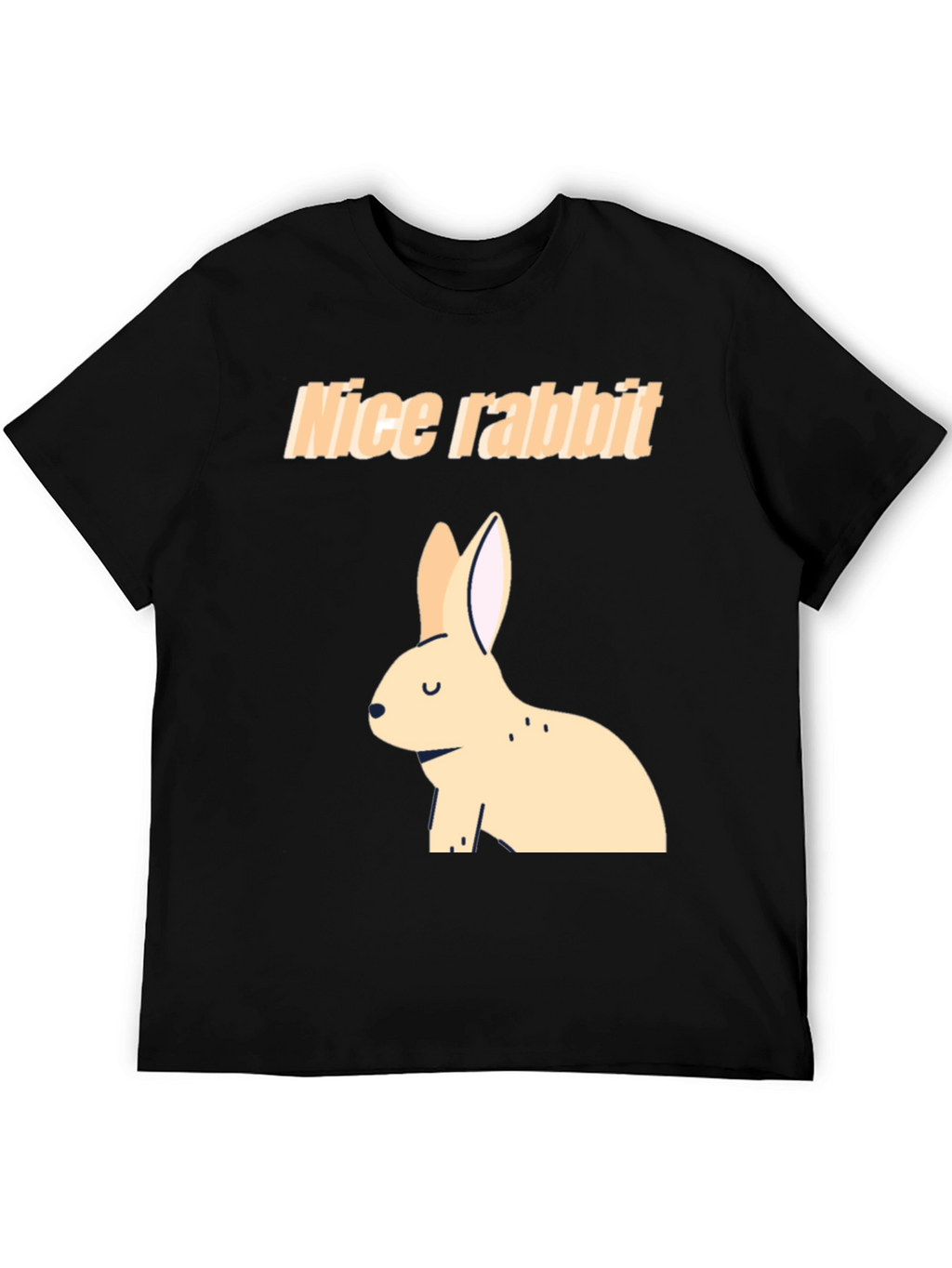 Nice Rabbit Black T-Shirt