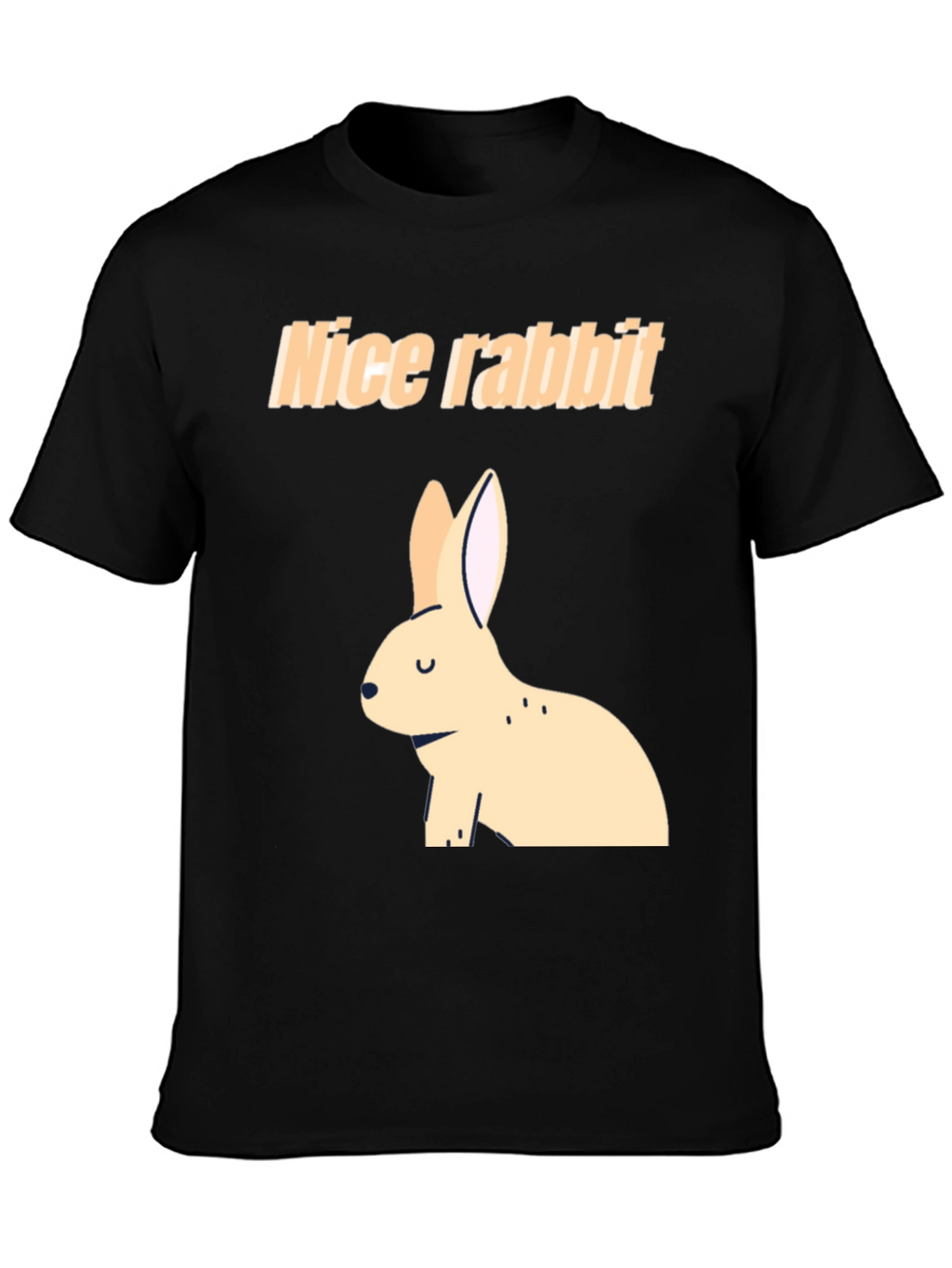 Nice Rabbit Black T-Shirt