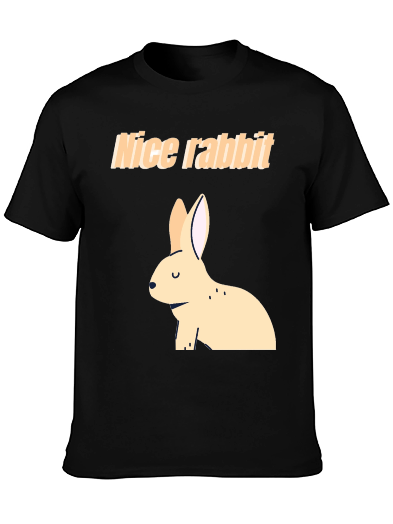 Nice Rabbit Black T-Shirt