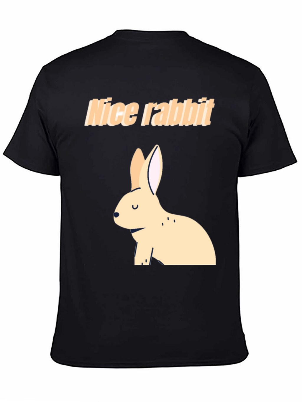 Nice Rabbit Black T-Shirt