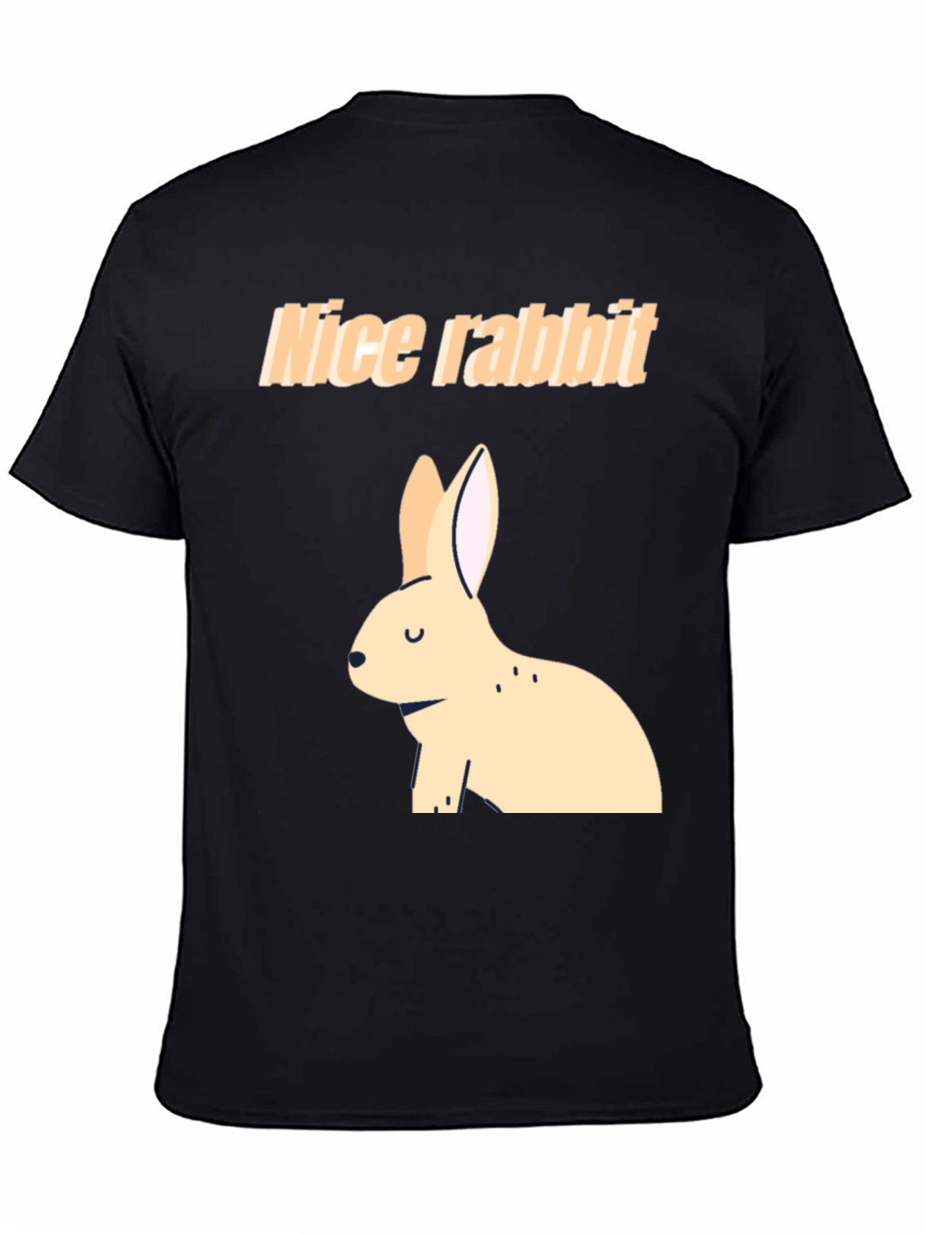 Nice Rabbit Black T-Shirt
