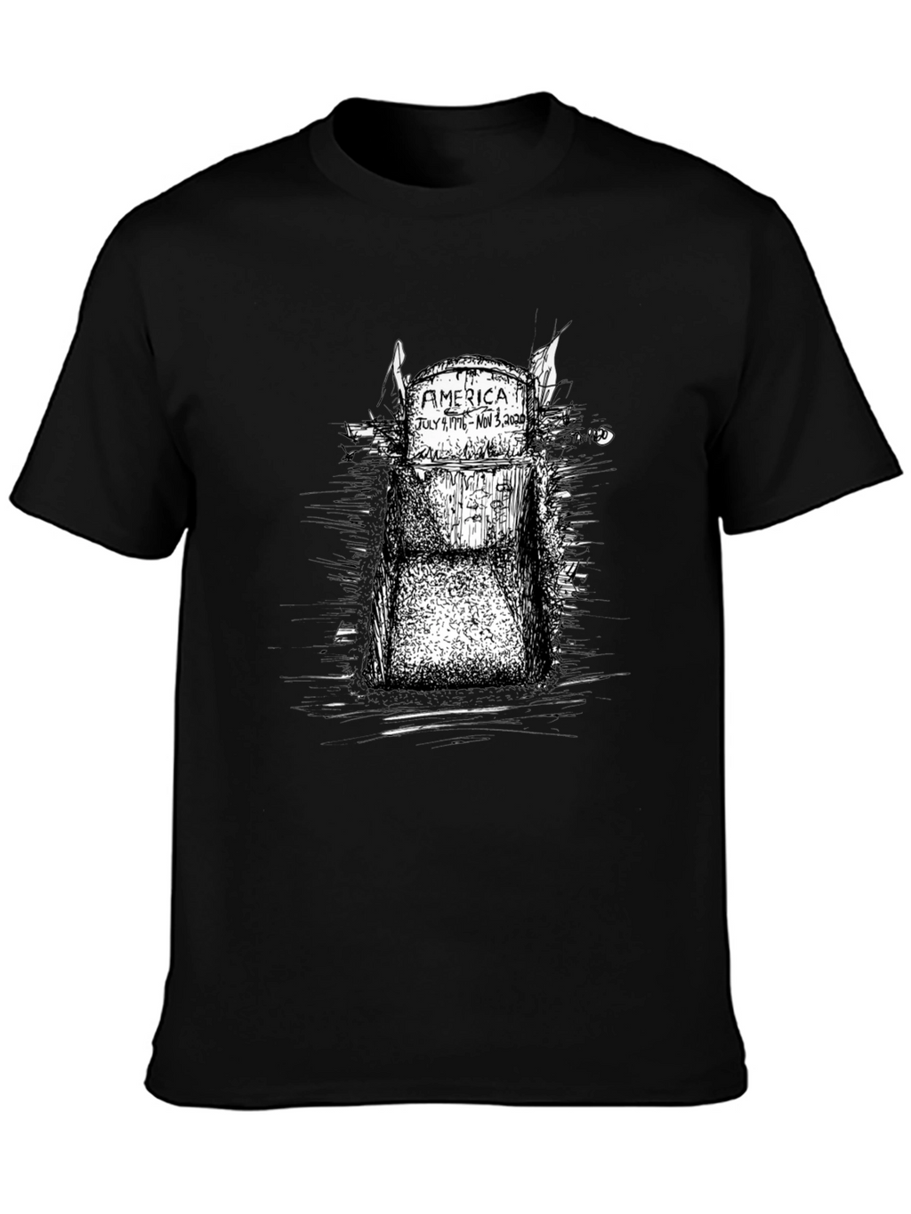 America RIP July 4th - Nov 3rd Graphic Tee