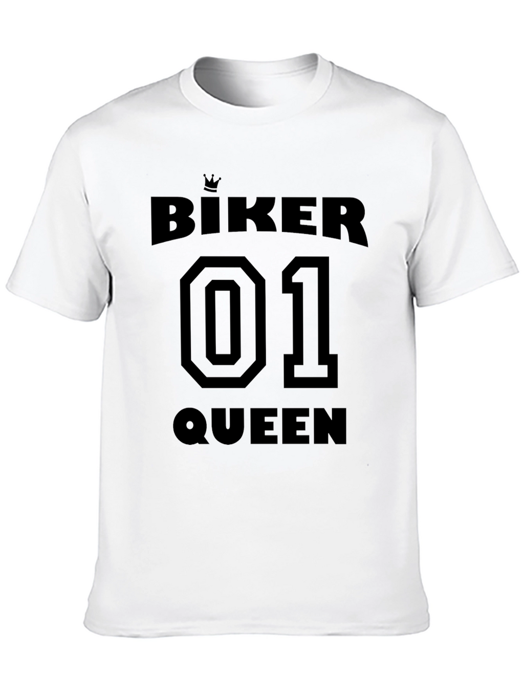 Biker Queen 01 Black Graphic Tee