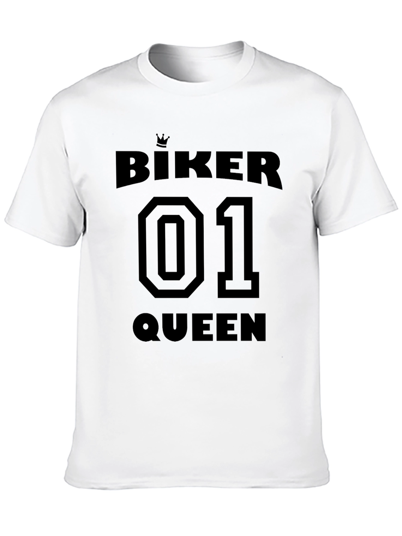 Biker Queen 01 Black Graphic Tee