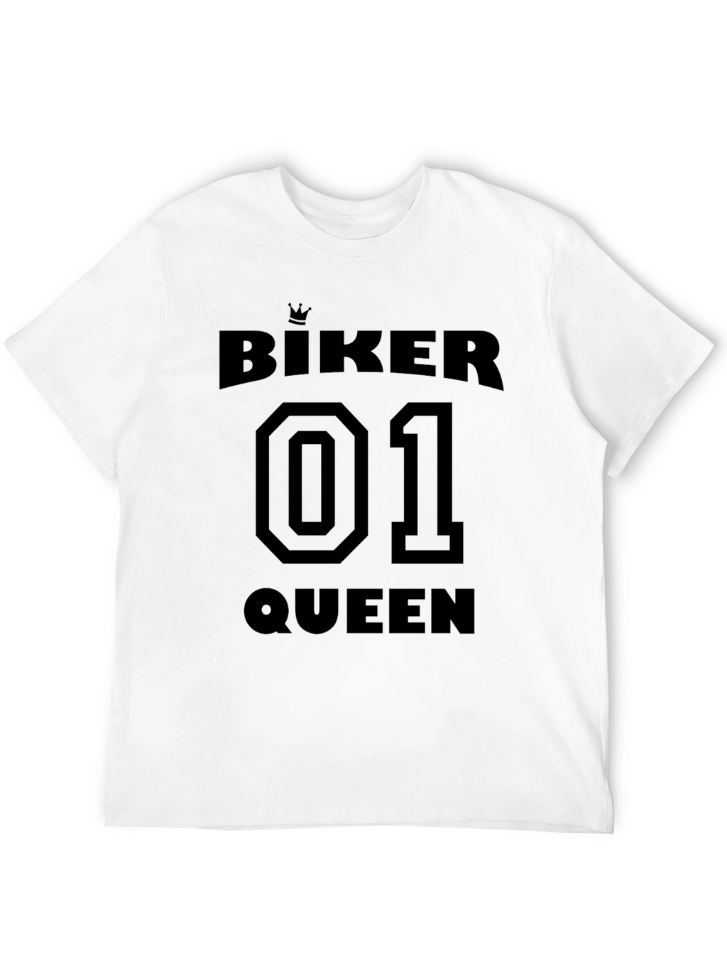 Biker Queen 01 Black Graphic Tee