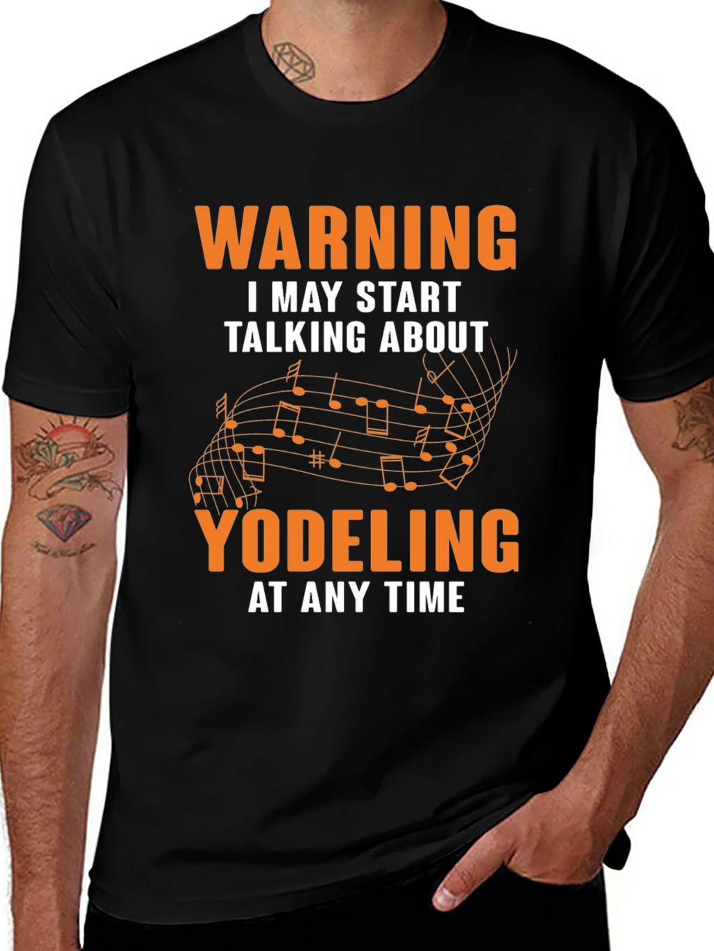 Warning May Start Talking About Yodeling T-Shirt
