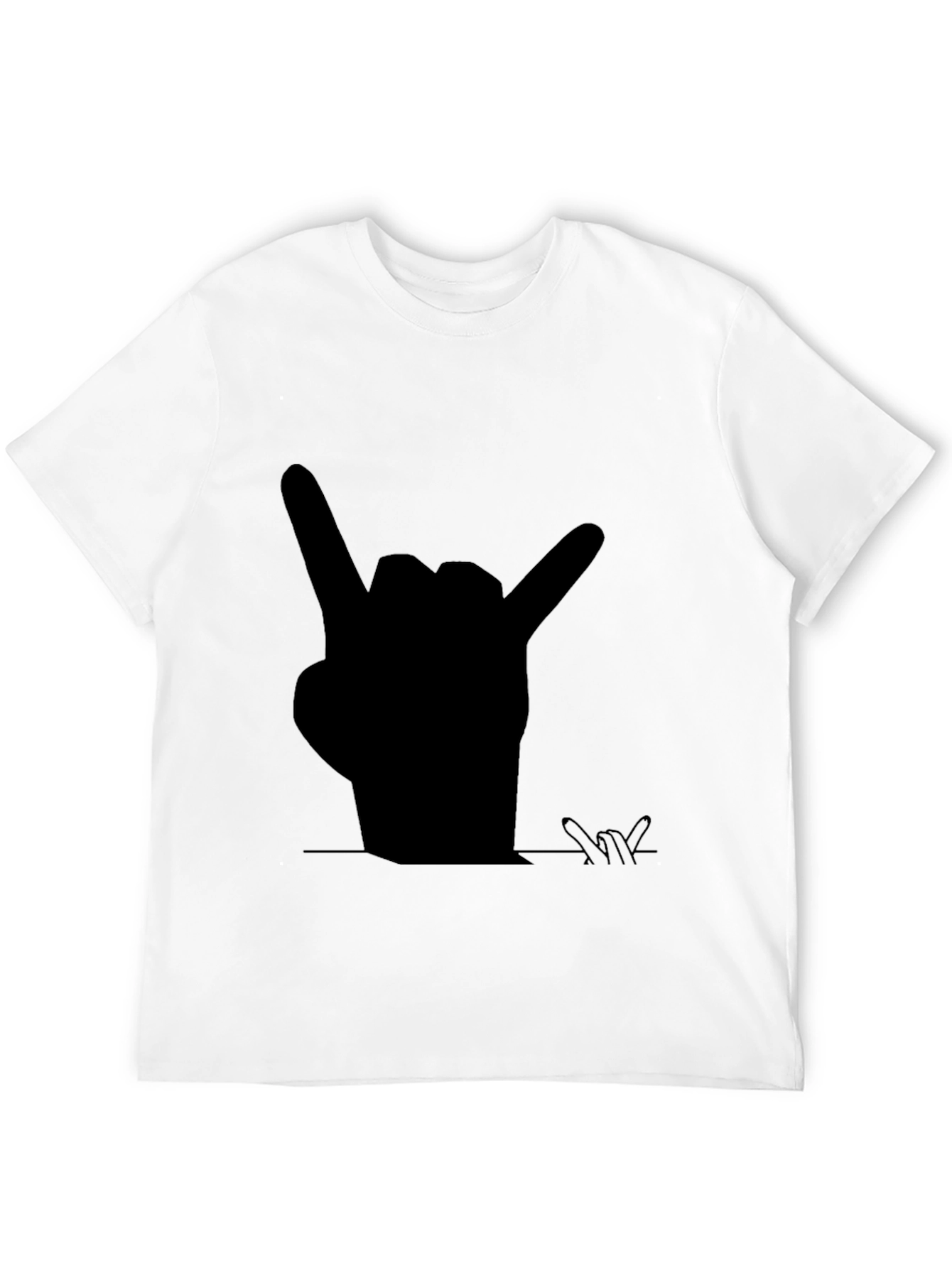 Rock On! Graphic Tee - Bold Black T-Shirt