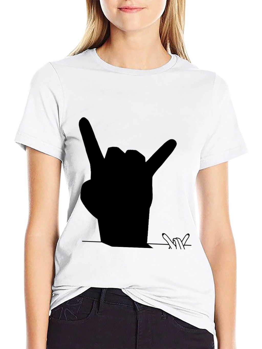 Rock On! Graphic Tee - Bold Black T-Shirt