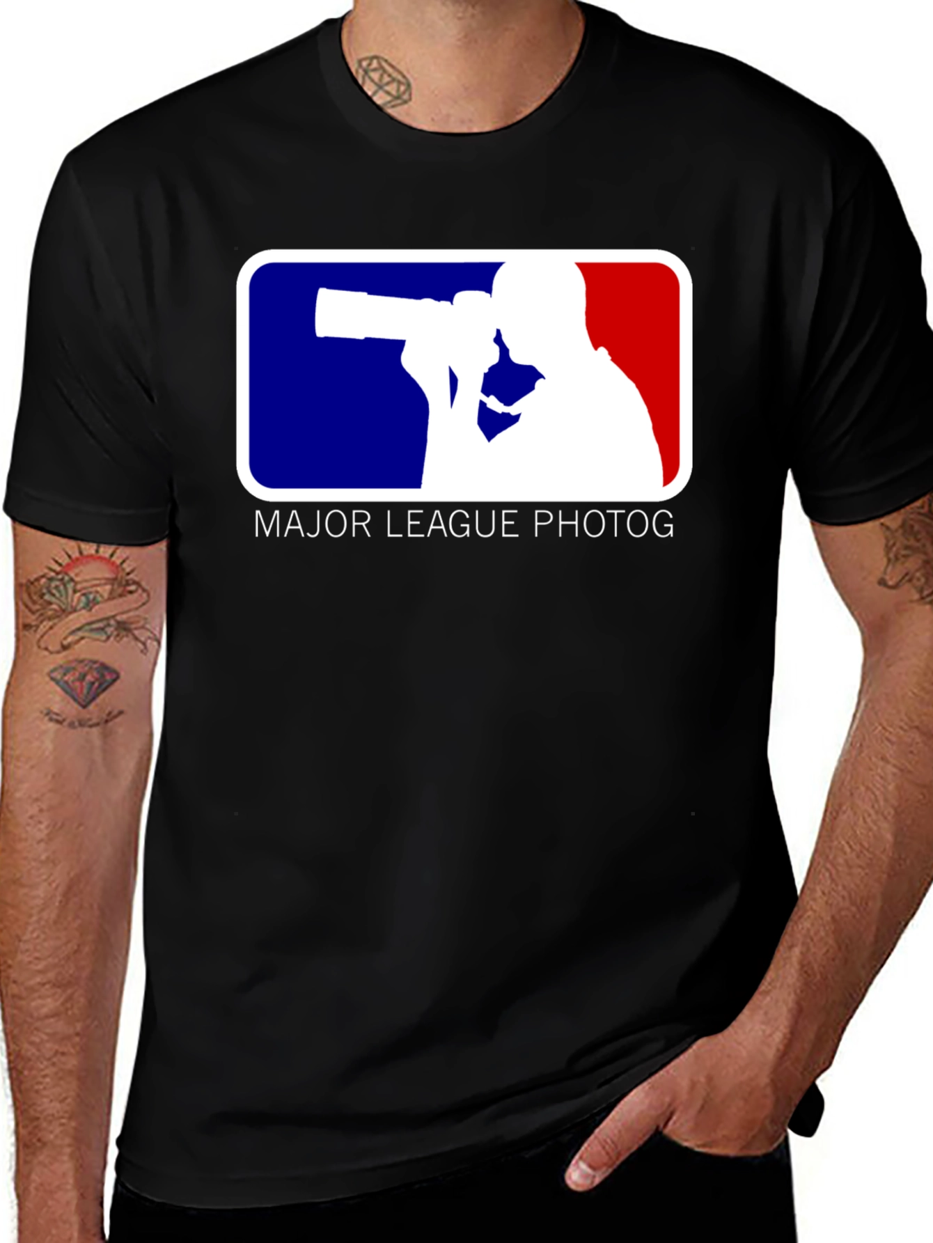 Major League Photog Graphic Tee