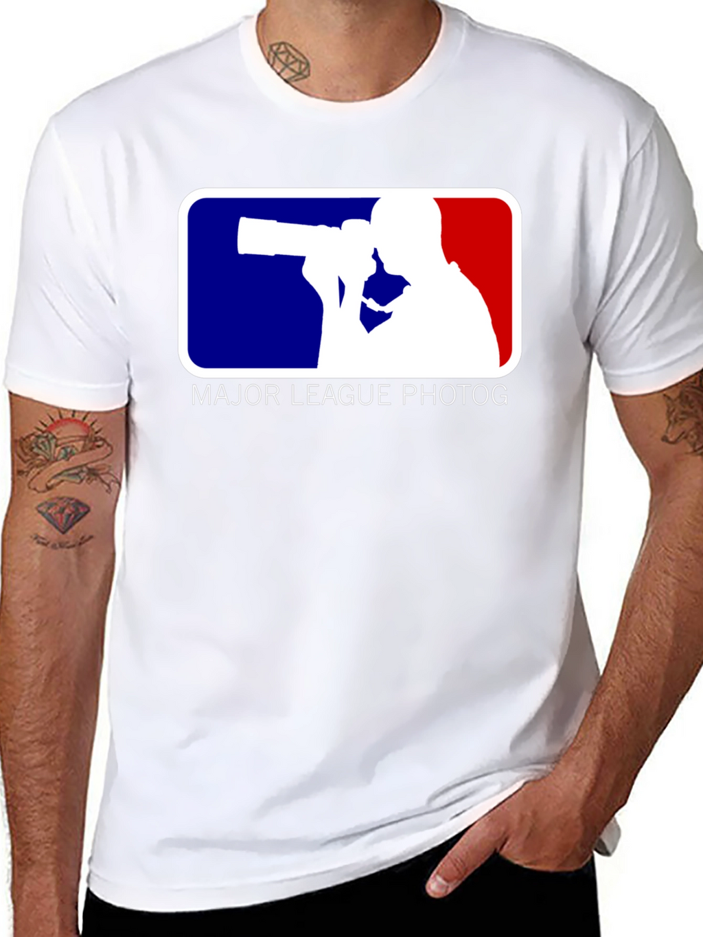 Major League Photog Graphic Tee