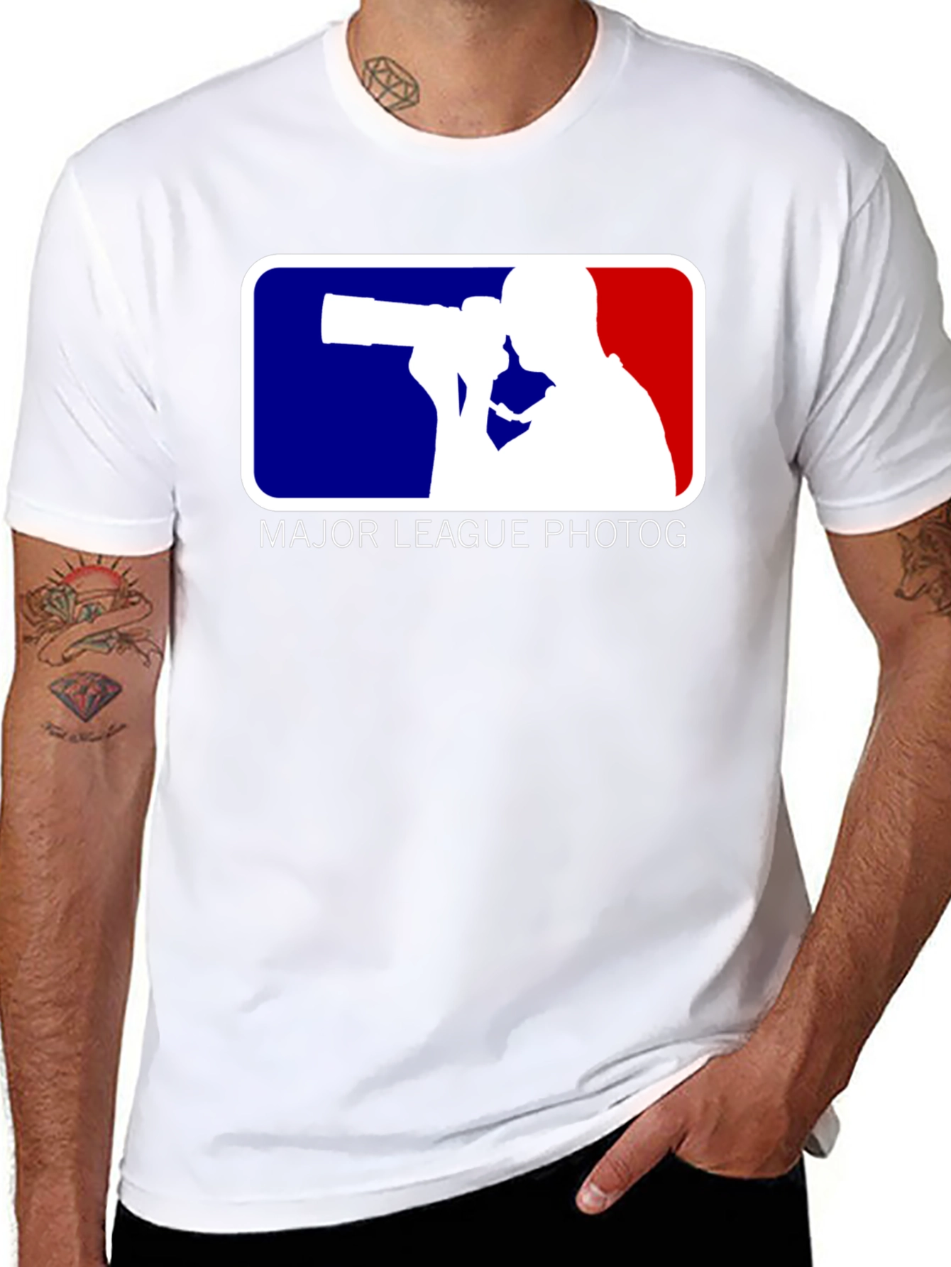 Major League Photog Graphic Tee