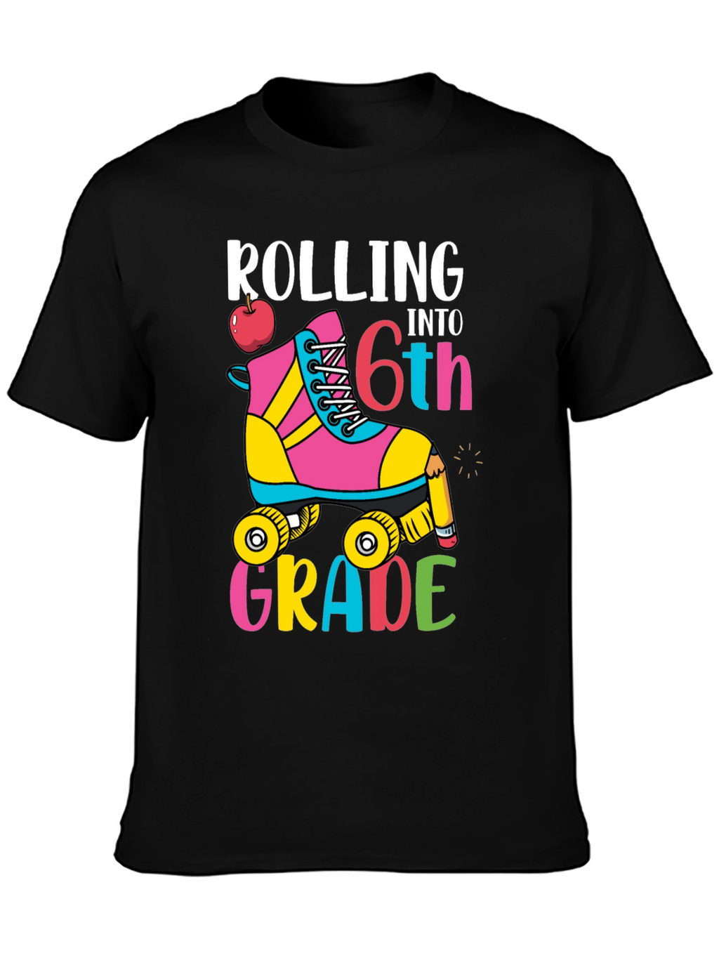 Rolling Into 6th Grade T-Shirt