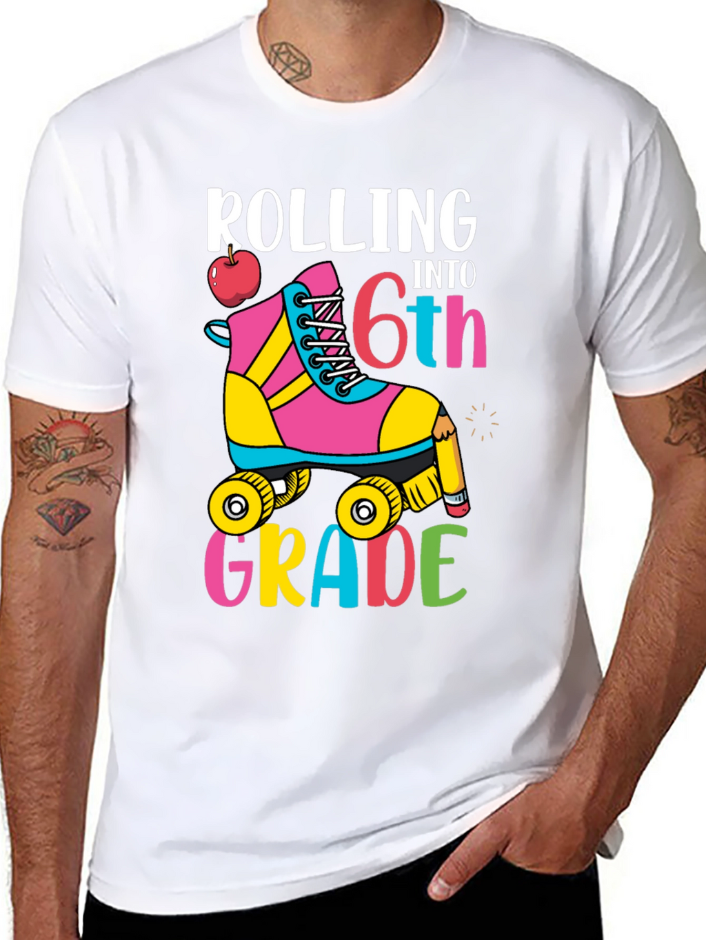 Rolling Into 6th Grade T-Shirt